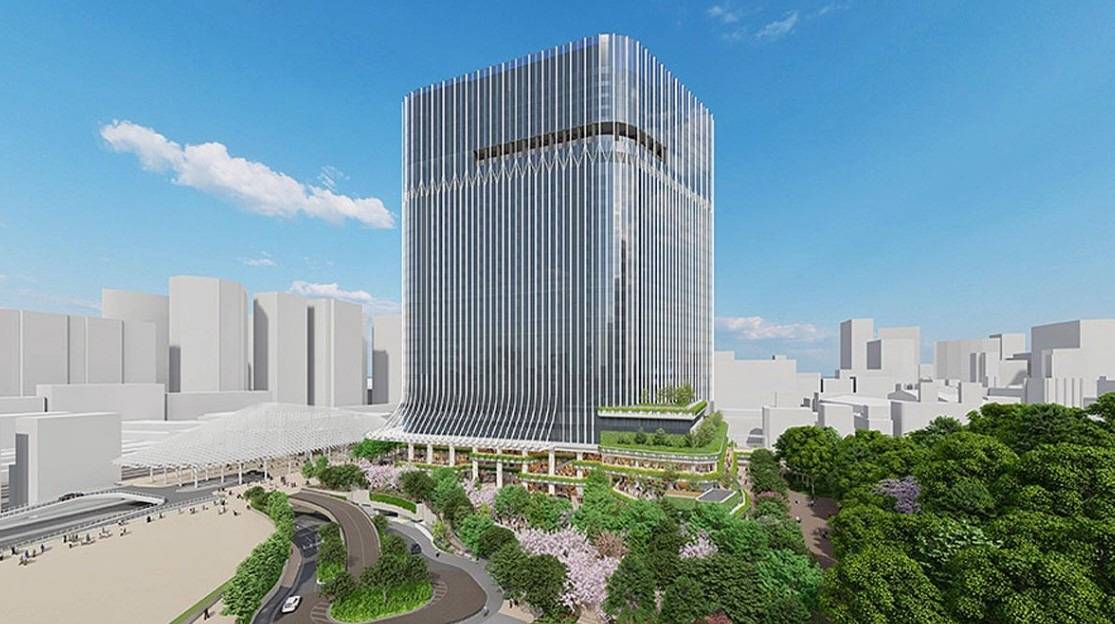 日本を代表する玄関口「品川駅」西口駅前、高さ約152mの高層ビルが着工！！（川崎区不動産売却）