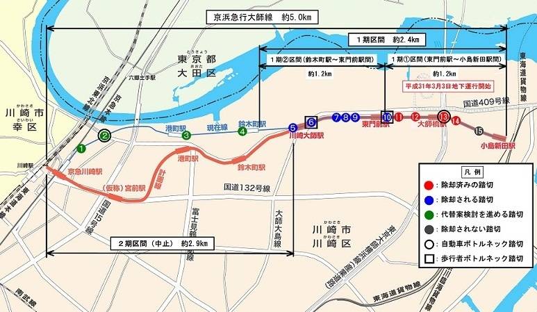京急大師線地下化の全貌が明らかに！？（川崎区不動産売却）